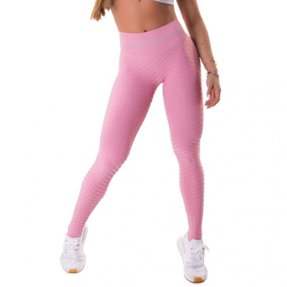 🇧🇷Brazilian NWT Seamless Honeycomb Leggings Hot!! Pink 💓💕💞